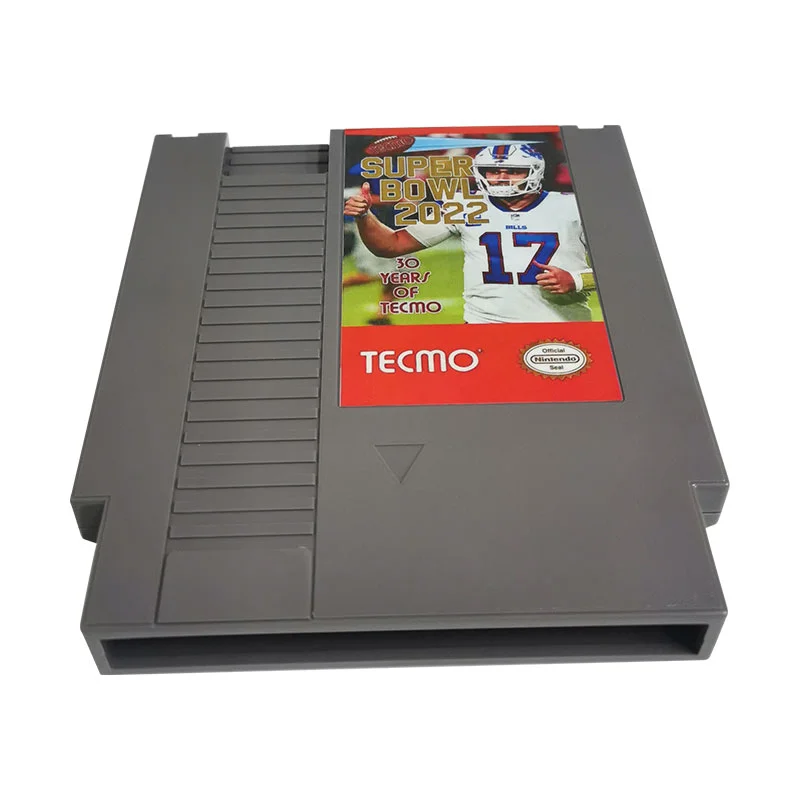Tecmo Super Bowl 2022 For Nintendo NES - 8 Bit   Game Cartridge