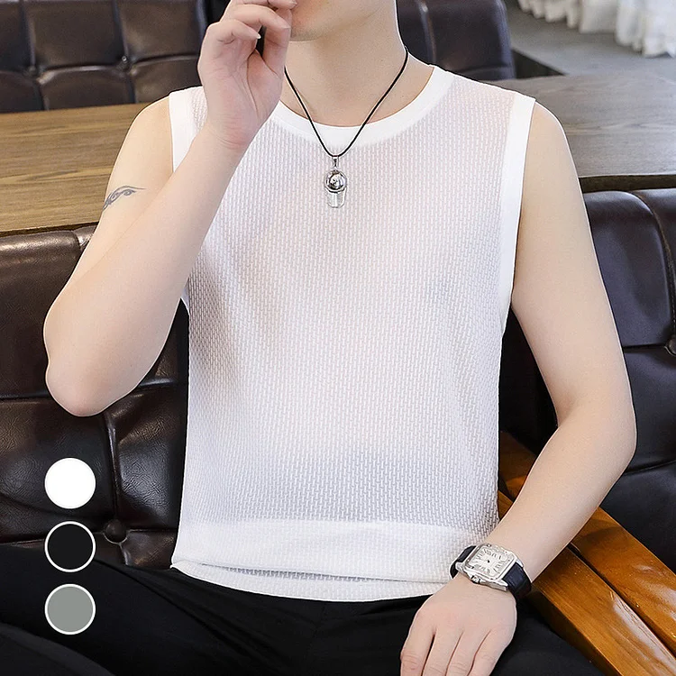 Men’s Ultra-Breathable Sleeveless Tank Top