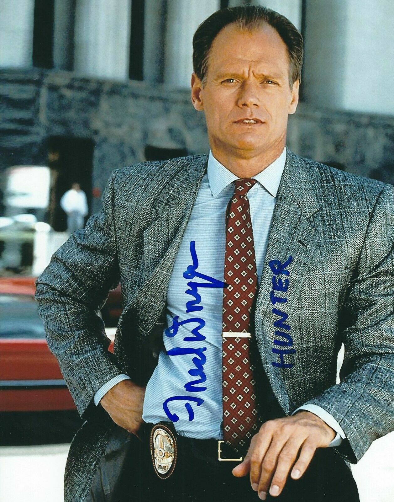 Fred Dryer Autographed Signed 8x10 Photo Poster painting ( Hunter ) REPRINT