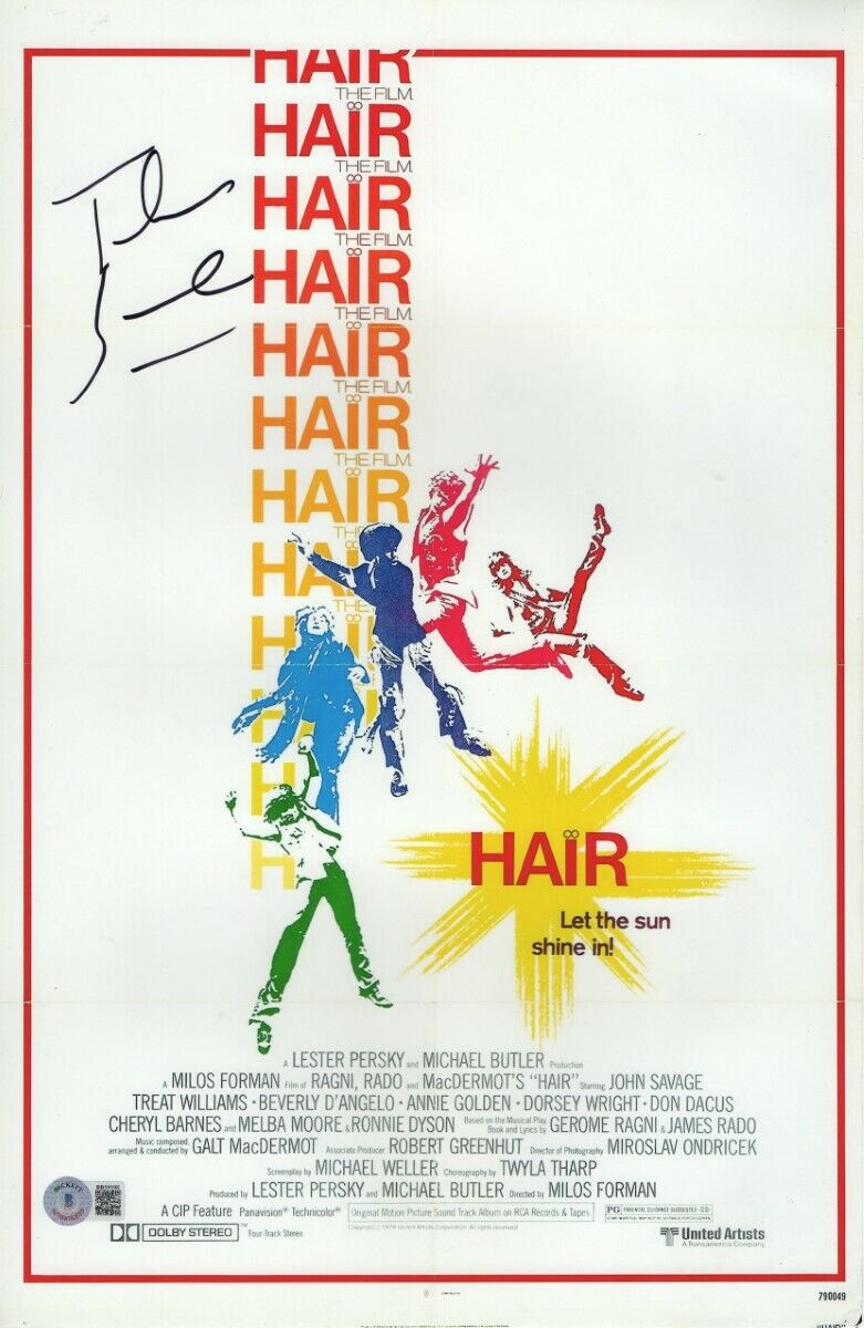 John Savage Signed Autographed 11X17 Photo Poster painting Hair Movie Poster BAS BB59598