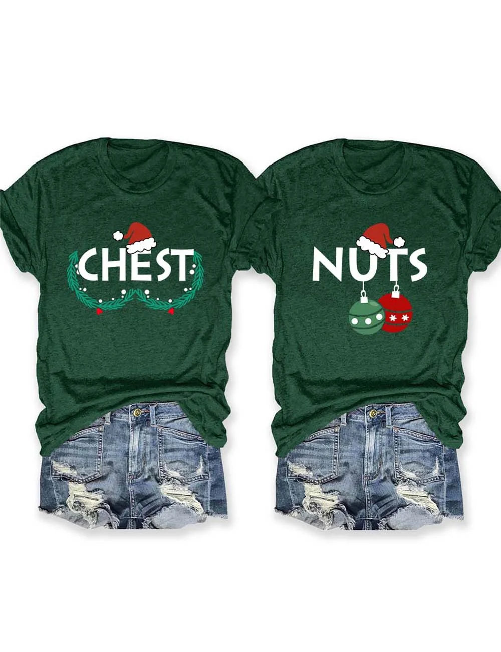 Chest Nuts Christmas T-Shirt