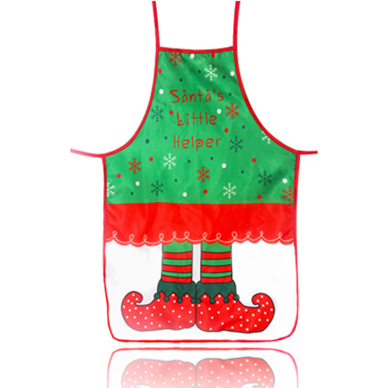 Christmas Dark Blue Snowman Print Apron 2024 - Flycurvy 