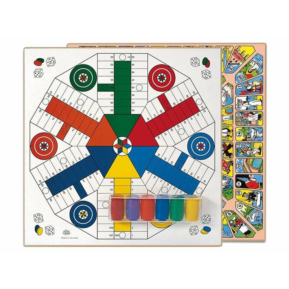 Parch&iacute;s and Oca Board Cayro (40 x 40 cm)