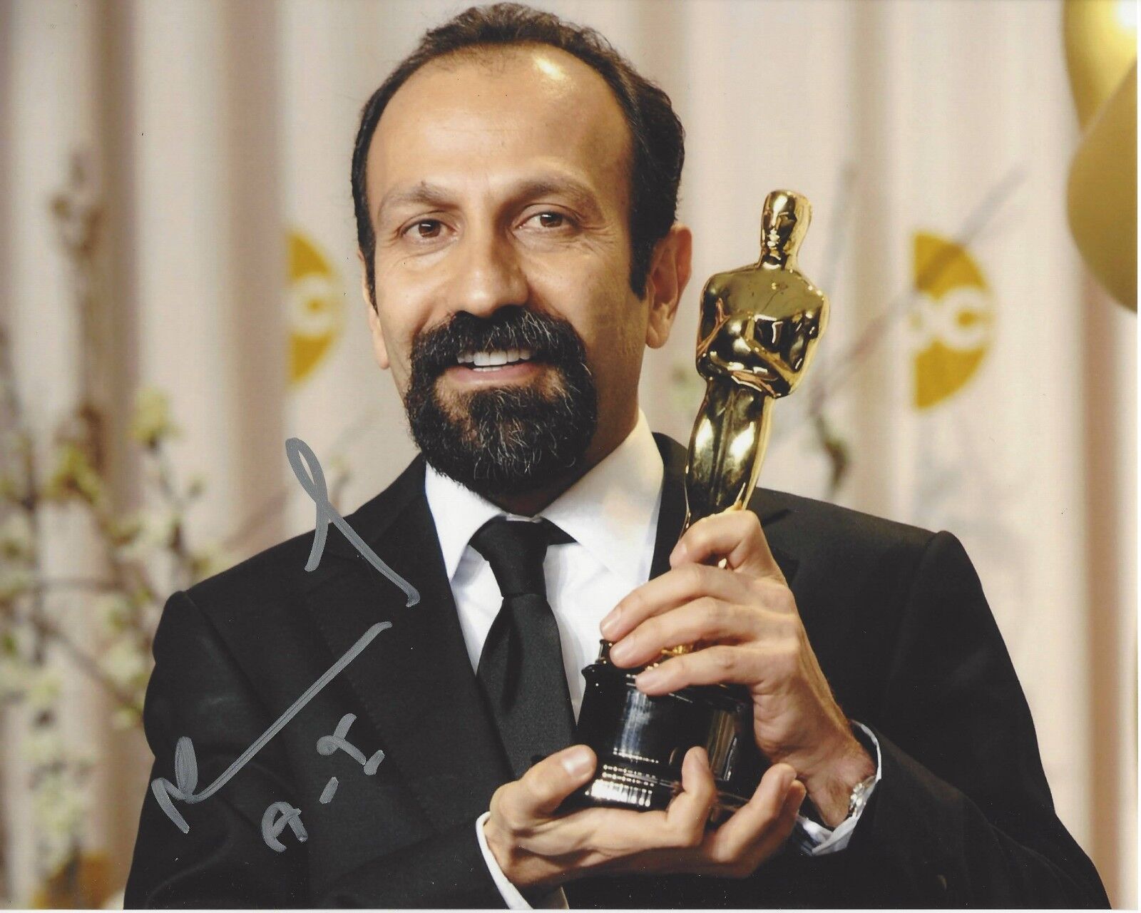 DIRECTOR ASGHAR FARHADI SIGNED 8X10 Photo Poster painting W/COA ACADEMY AWARD THE SALESMAN