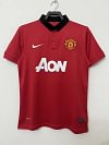 2013/2014 Retro Manchester United Home Football Shirt 1:1 Thai Quality