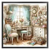 Cottage - 14CT Stamped Cross Stitch - 50*50cm
