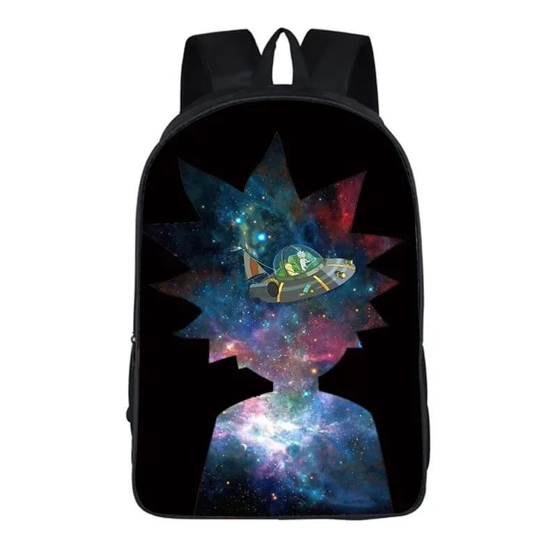Buzzdaisy Anime Rick And Morty #12 Cosplay Backpack School Notebook Bag