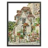 Flower House-14CT Stamped Cross Stitch 30*40cm/11.81*15.75in