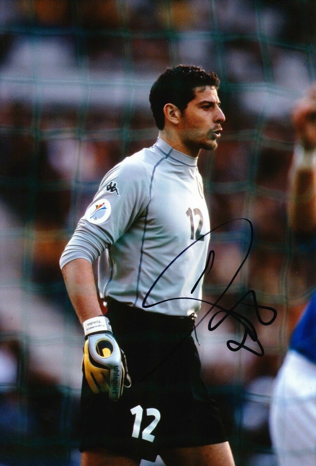 Francesco Toldo Signed 12X8 Photo Poster painting Inter Milan & ITALY AFTAL COA (1690)