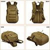 12L/ 15L/ 20L/ 30L Mini Rucksack Taktisch Wanderrucksack Molle Schultasche Wasserabweisend Daypack Milit&auml;risch Schulrucksack Studenttasche Unitasche Sporttasche Laptoptasche f&uuml;r Outdoor Sport