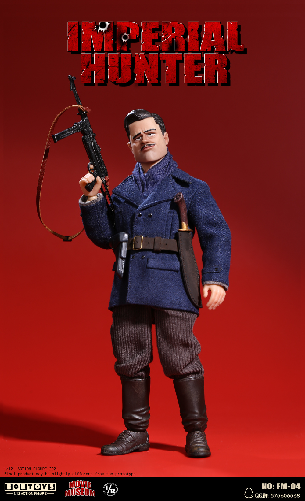 PRE-ORDER BOBTOYS Movie Museum Forth Bomb Imperial Hunter FM-04 1/12 Scale Action Figure
