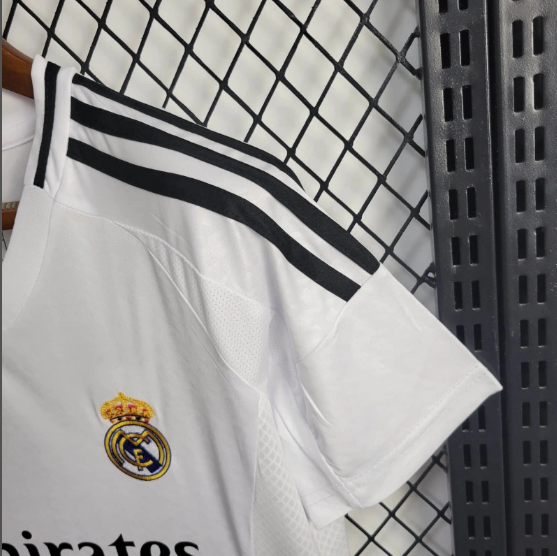 2024-2025 Real madrid Home Kids Kit Football Shirt Thai Quality