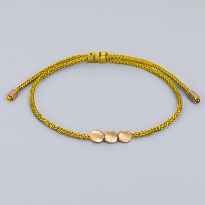 1 Piece Original Design Geometric Copper Knitting Bracelets