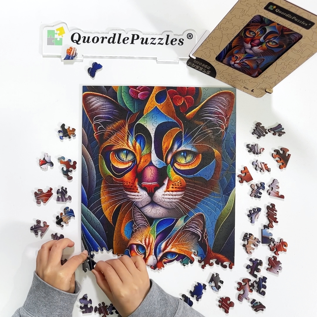 Tribus Cats Jigsaw Puzzle from Quordle Puzzles