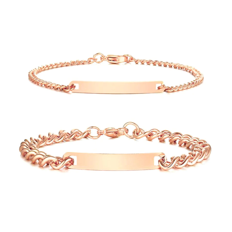 Loveyoufancy Personalized Family Name DIY Bracelet - Meaningful Father's Day Accessory
