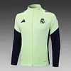 2025/2026 Real Madrid Light Green Long Zipped Jacket Football Shirt 1:1 Thai Quality