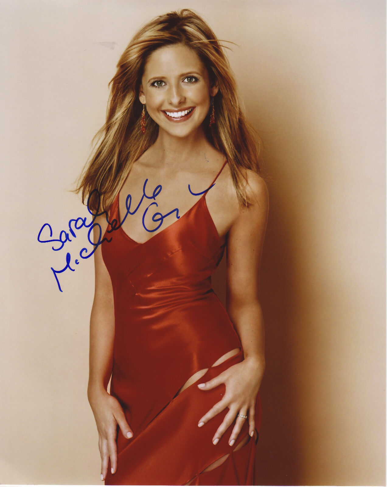 SARAH MICHELLE GELLAR AUTOGRAPH SIGNED PP Photo Poster painting POSTER 32