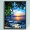 Sunset Scenery-14CT Counted Cross Stitch 36*46cm/14.17*18.11in