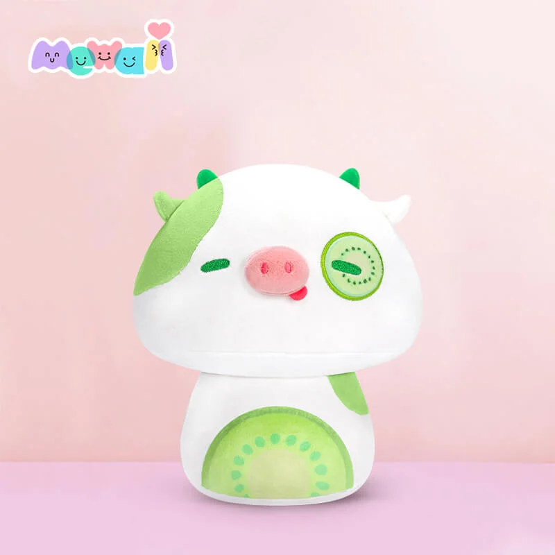 Mewaii® 8 in. Cow Plush Kawaii Plush Pillow Squish Toy Kawaii Plush Toys Decoration Gift for Girls Boys