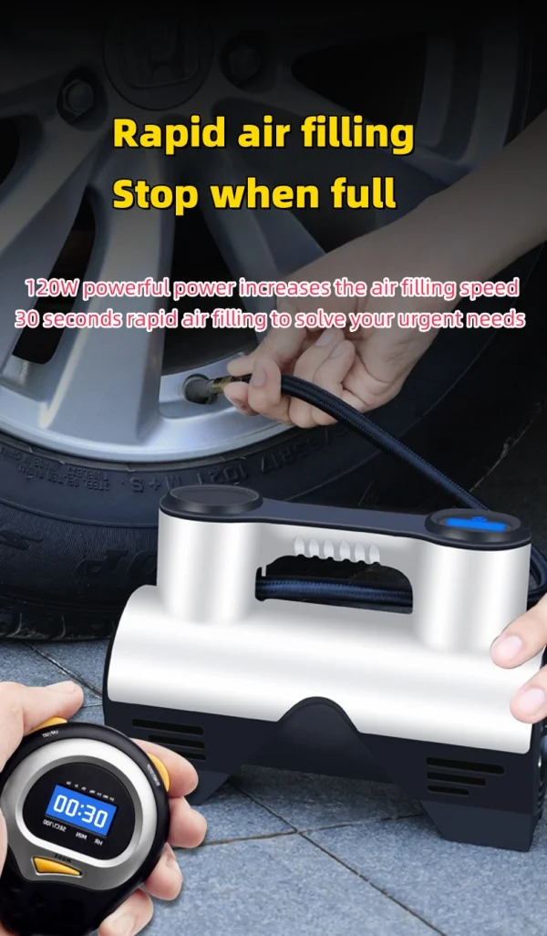 Car Electric Air Pump Car Small Portable Tire Inflator