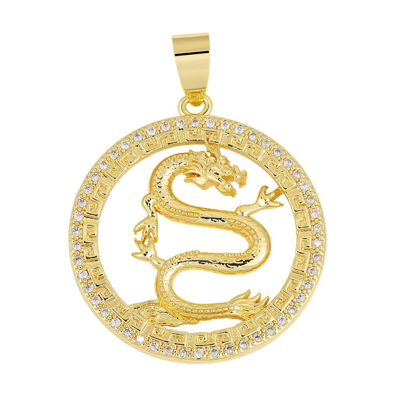 1 Piece 18.5*13.3MM Copper Zircon Geometric Heart Shape Flower Polished Pendant Jewelry Accessories