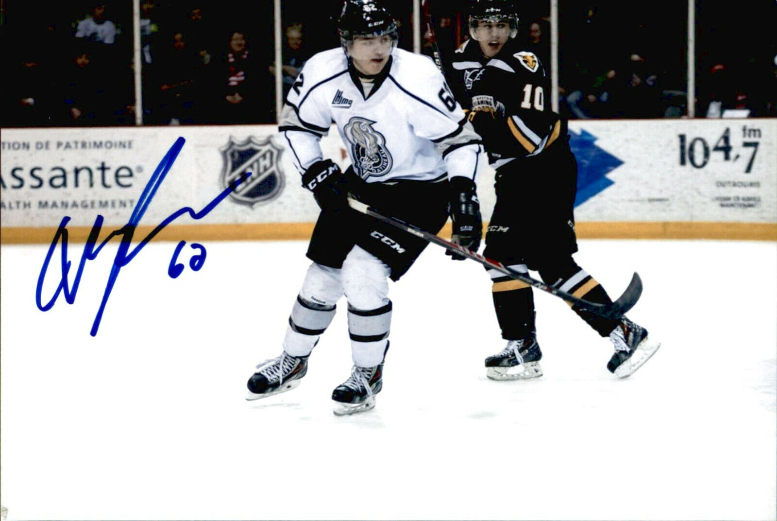 Alexis Pepin SIGNED 4x6 Photo Poster painting GATINEAU OLYMPIQUES / COLORADO AVALANCHE #2