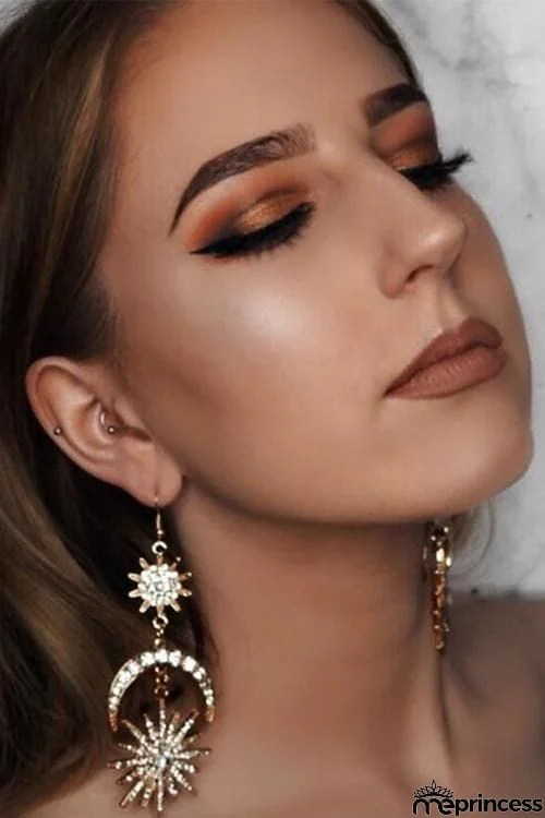 Hexagram Rhinestone Earring