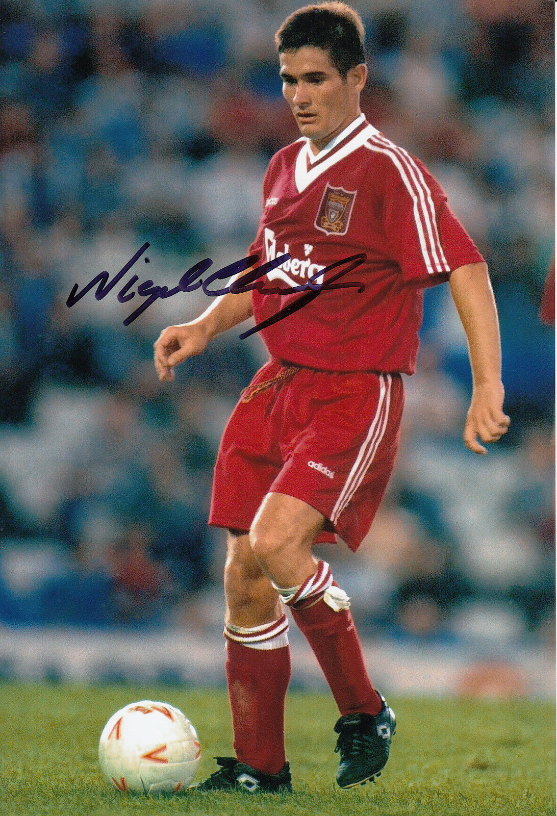 Nigel Clough Liverpool Hand Signed Photo Poster painting 12x8 2.