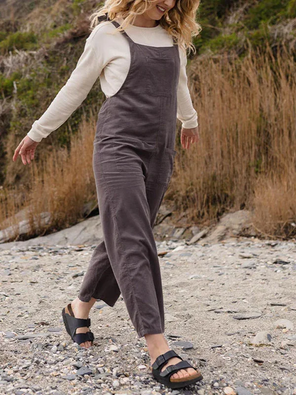 Recycled cotton blend outdoor ladies' jumpsuit