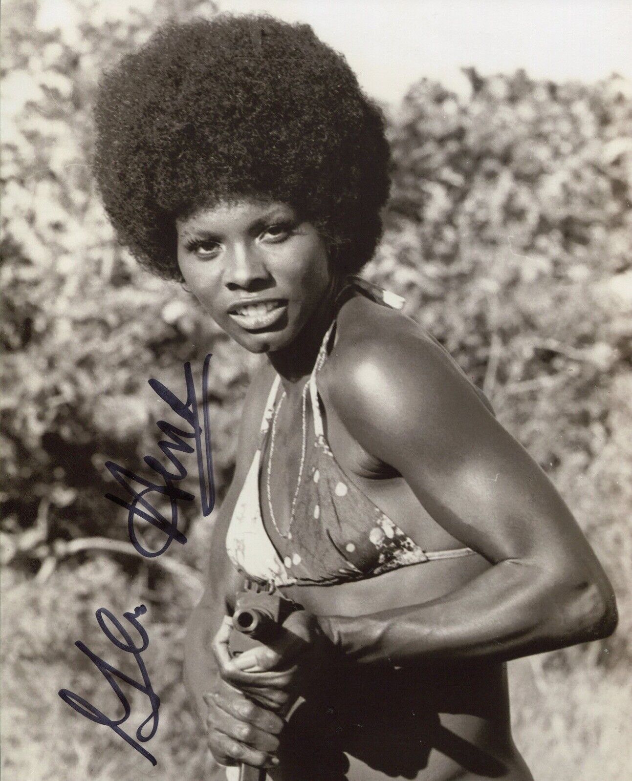 007 Bond girl Gloria Hendry signed Live & Let Die Photo Poster painting - No5