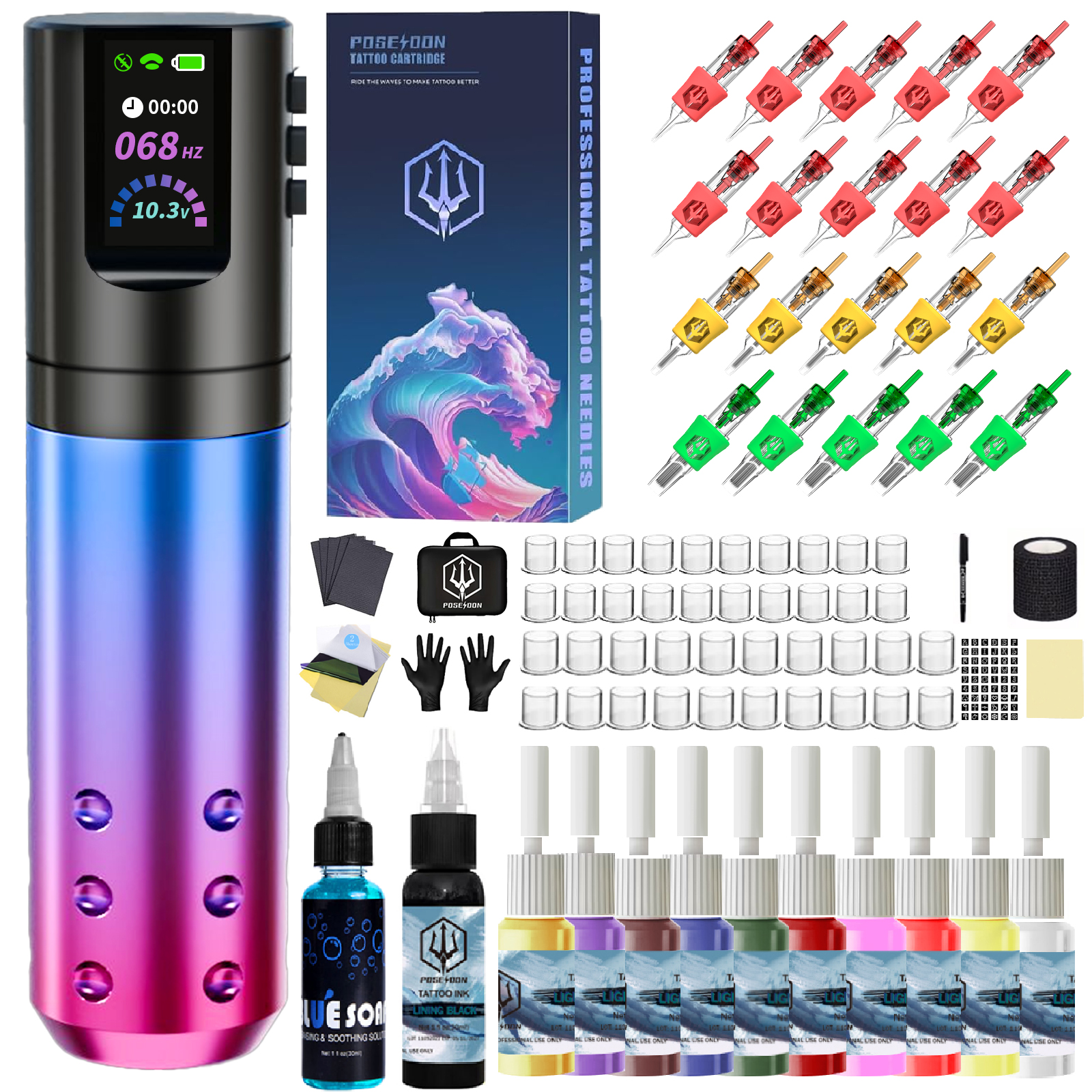 POSEIDON Tattoo Pen Kit  Poseidon Tattoo Official