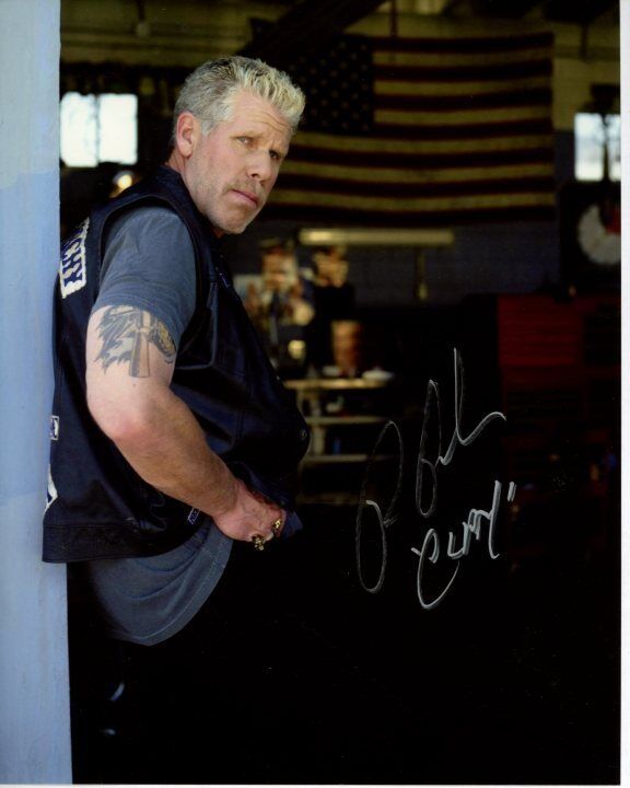 RON PERLMAN Signed Autographed SONS OF ANARCHY CLAY MORROW Photo Poster painting