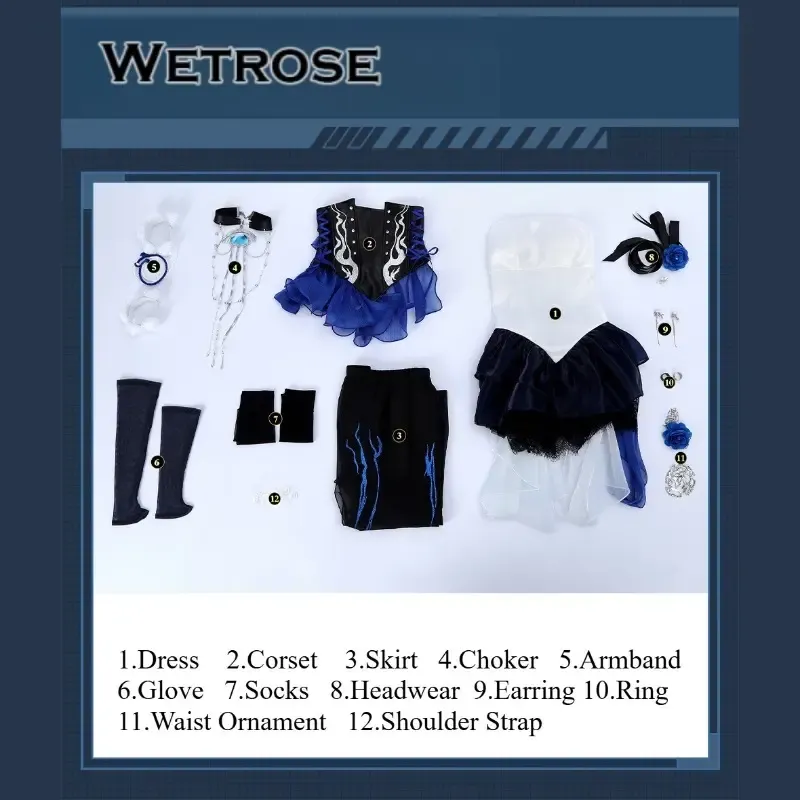 [Wetrose] Pre-Order Path to Nowhere Hamel Game Outfit Cosplay Costume 