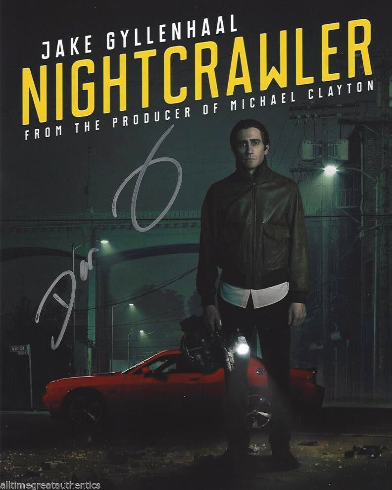 DAN GILROY SIGNED AUTHENTIC 'NIGHTCRAWLER' 8X10 Photo Poster painting w/COA DIRECTOR WRITER