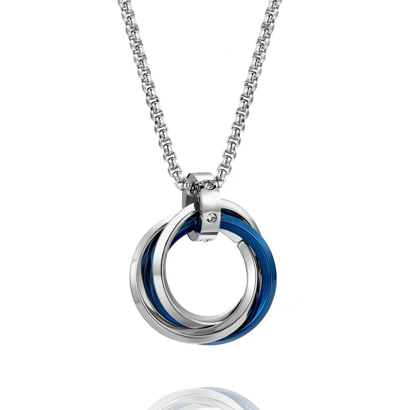 Men's fashion titanium steel necklace