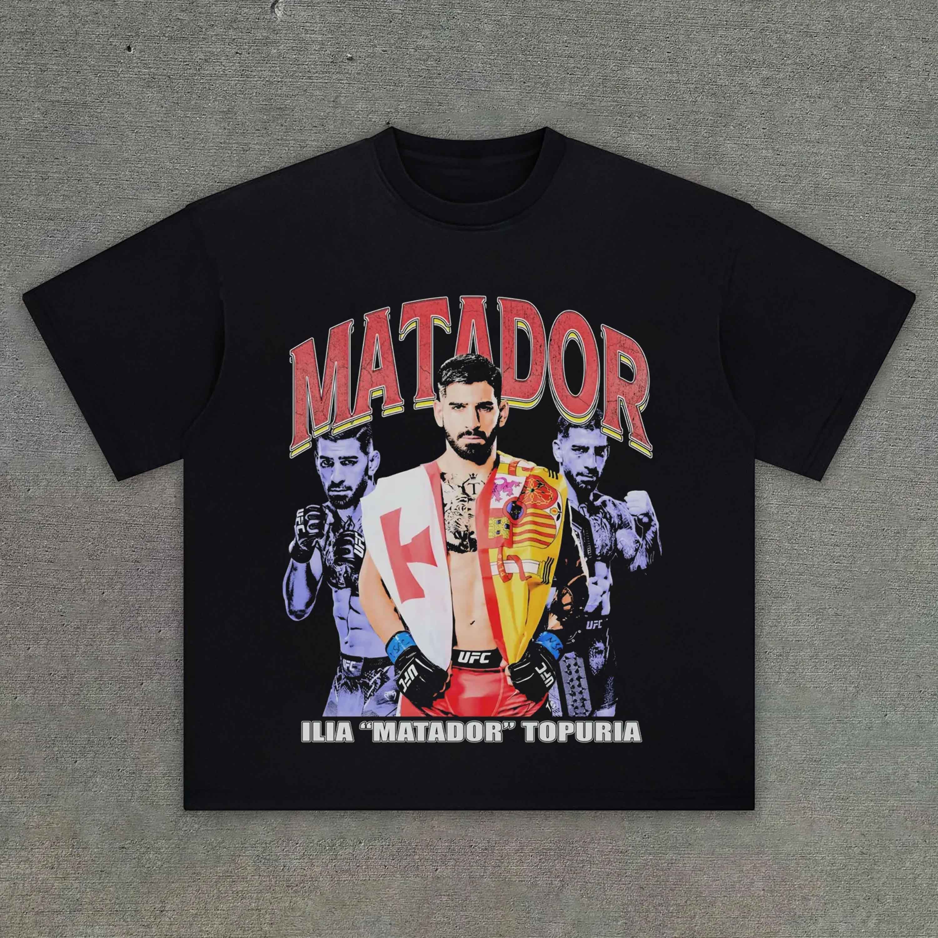Ilia Topuria 2025 V2 Cotton Short Sleeve T-Shirt