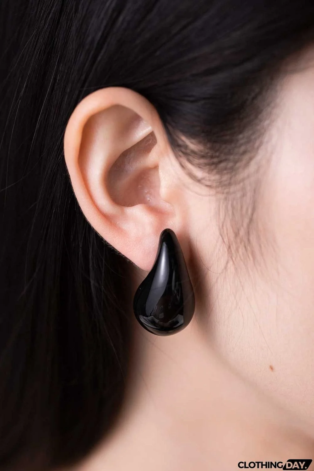 Big Size Water Drop Brass Earrings