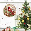 XMAS DIY Acrylic Special Shape Diamond Painting Hanging Pendant Hanging Kit