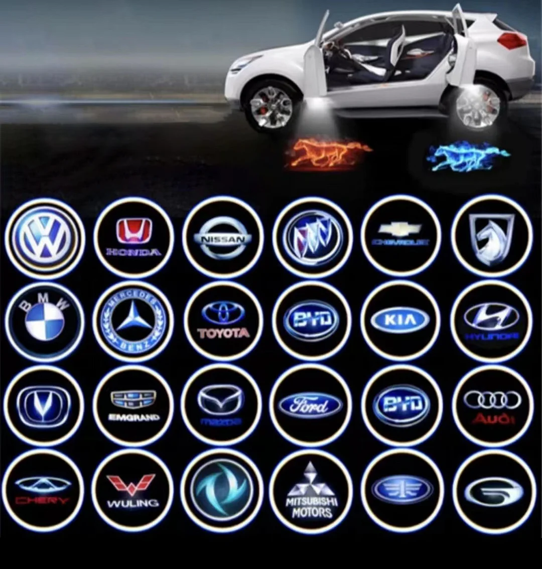 Car Welcome Light Led High-Definition Car Door Projection Light(2PCS)