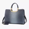 Top-Quality Crocodile Pattern Leather Business Women's Tote Bag real leather  Women's Tote Bag Genuine Leather Women's handbags