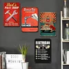 4pcs - Electrician Hourly Rate - Vintage Metal Signs(8*12Inch) - Car