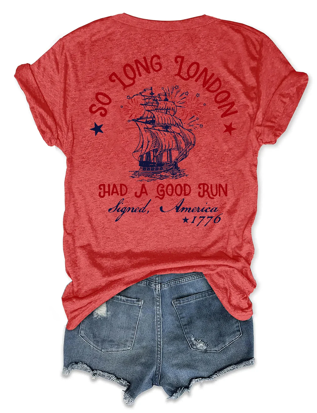 So Long London Had A Good Run Funny 4th Of July T-shirt