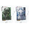 (2 Pack) Toothless Set - Round Drill Diamond Painting - 30*40CM