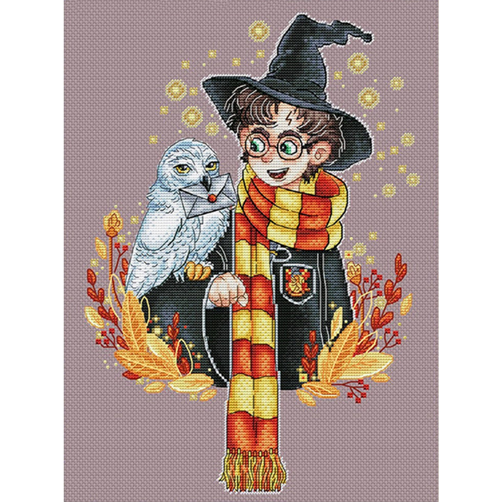 

Magic Boy - 14CT Stamped Cross Stitch - 23*33CM, 501 Original