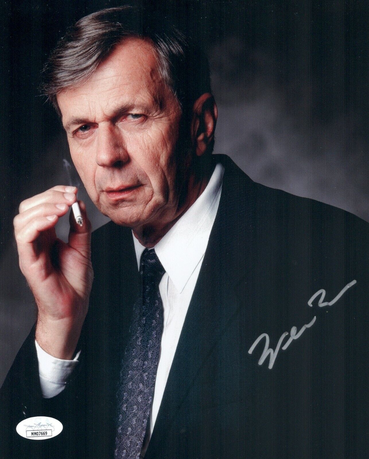 WILLIAM B DAVIS Signed X FILES 8x10 Photo Poster painting IN PERSON Autograph JSA COA Cert