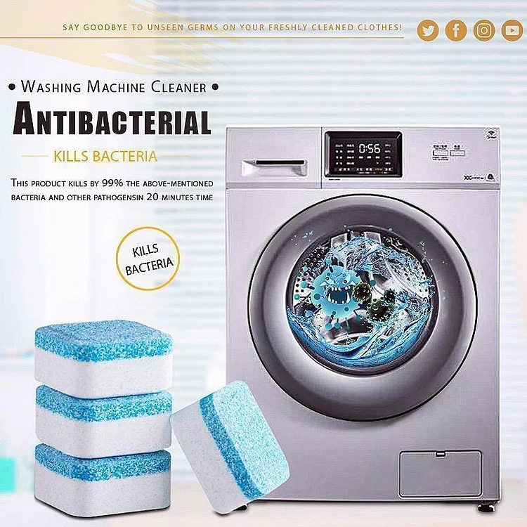 ✨Factory Outlet✨ Antibacterial Washing Machine Cleaner