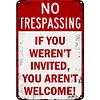 No Trespassing - Metal Tin Signs(8*12Inch/12*16Inch)