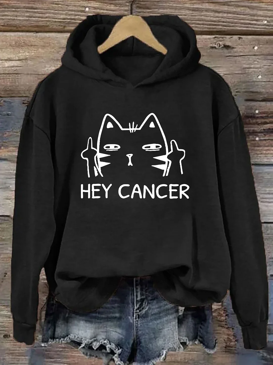Hey Cancer Hoodie