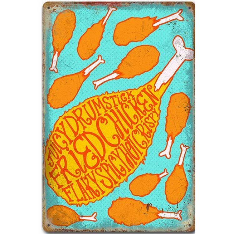 Fresh Eggs - Vintage Tin Signs/Wooden Signs - 7.9x11.8in & 11.8x15.7in