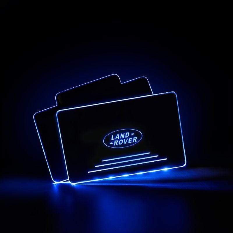 Land Rover Acrylic LED Car Floor Mat For Land Rover Atmosphere Light With Car Interior Light Decoration voiturehub dxncar